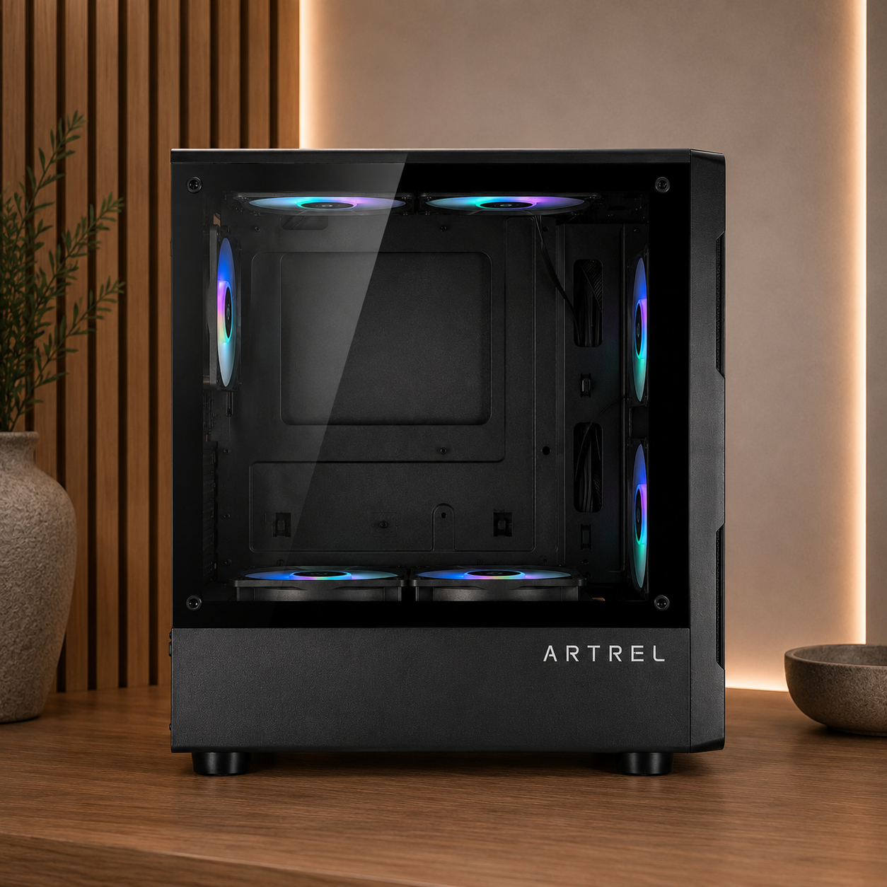 Wnętrze obudowy Artrel Sirius Mini
